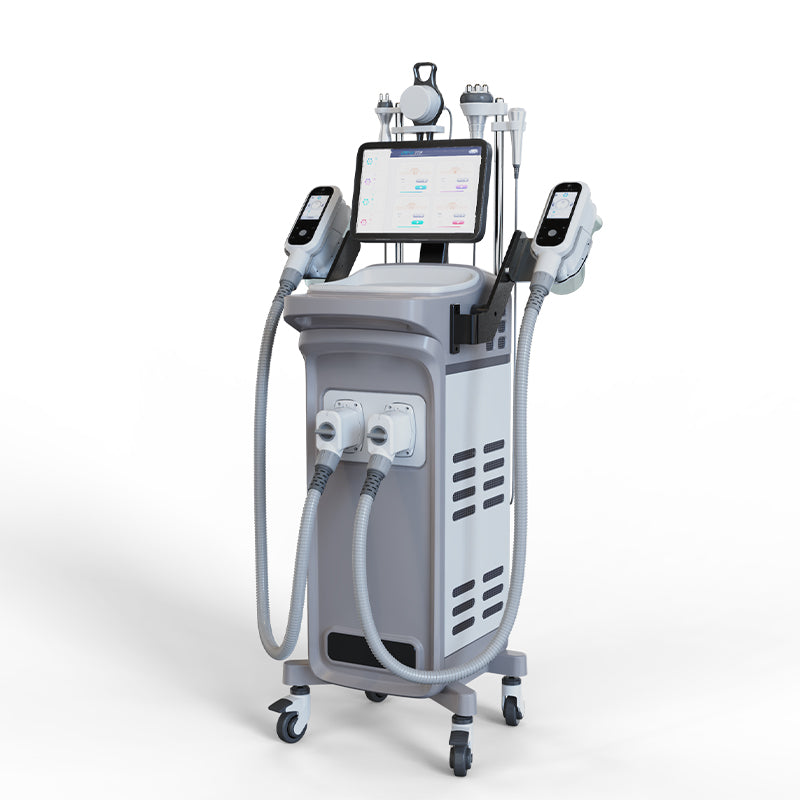 Cryolipolysis 2-Handle Multifunctional Machine with Cavitation and Radio-Frequency
