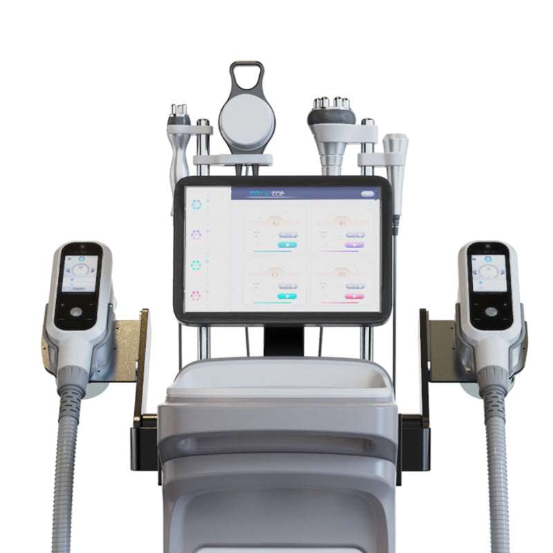 Cryolipolysis 2-Handle Multifunctional Machine with Cavitation and Radio-Frequency