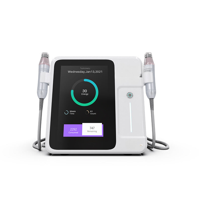 2 Handles Fractional Portable RF Microneedling Machine – LaserElect